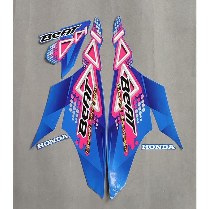 stiker striping motor beat karbu 2011 biru full body terbaik