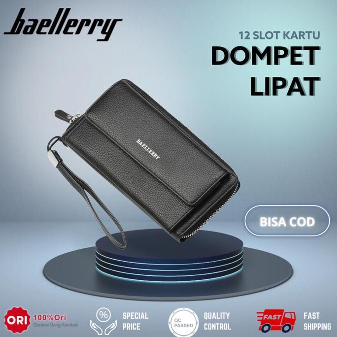 Vinamaharaja - Dompet Pria Wanita Panjang Kulit BAELLERRY S5515