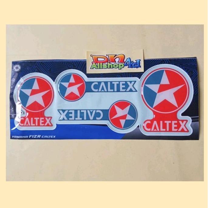 Stiker Emblem FIZR Caltex Timbul 3d untuk kendaraan Motor - Motorcycle Sporty