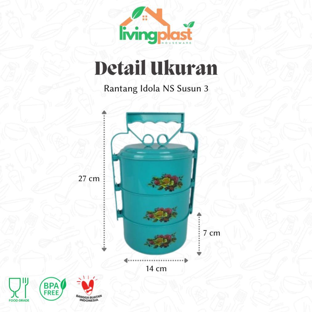 Hot Product Rantang Idola Ns Susun 2 3 4 / Rantang Nasi / Rantang Plastik / Kotak Makan Susun / Kota