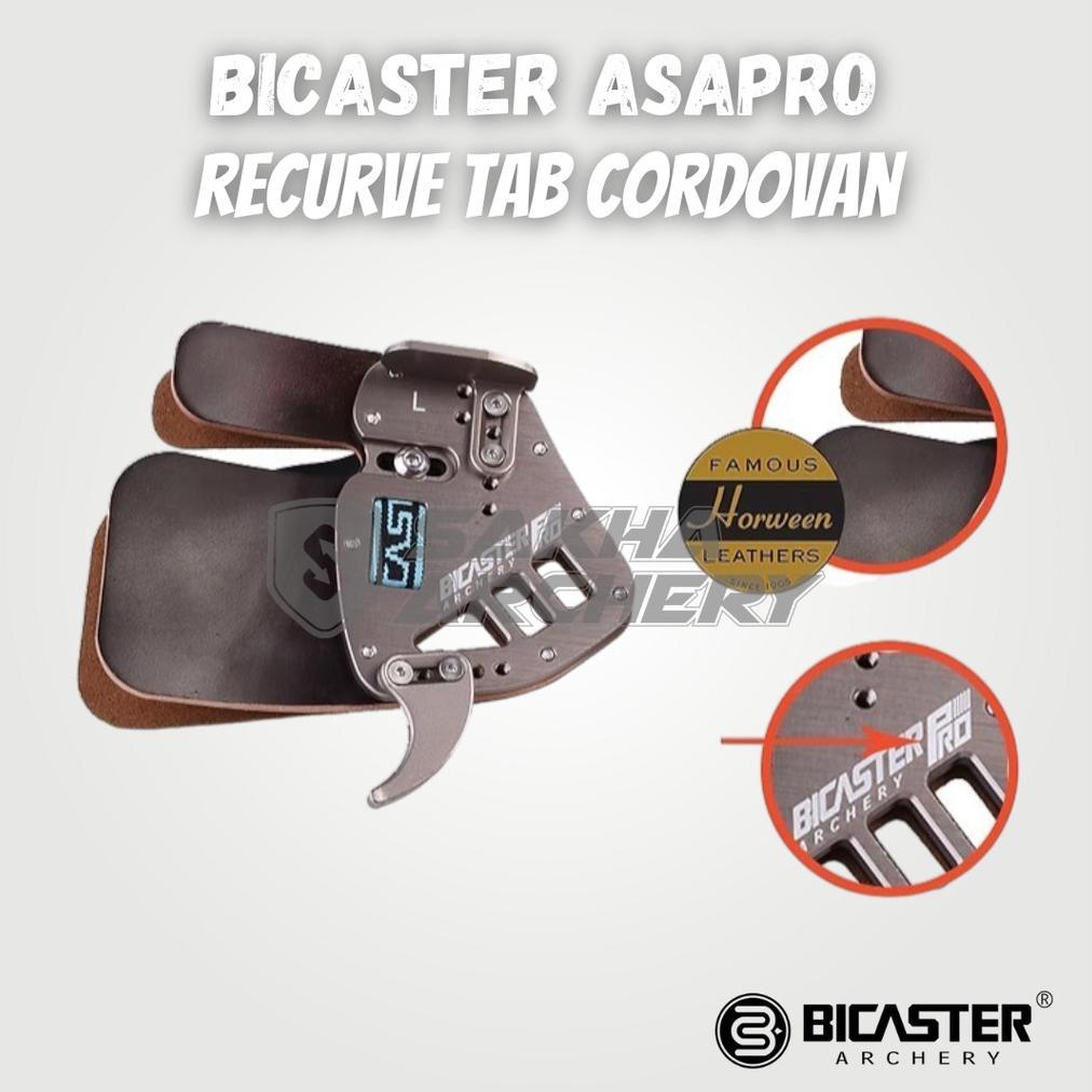Bicaster ASA PRO Finger tab Cardovan | ASAPRO Recurve Tab Cordovan