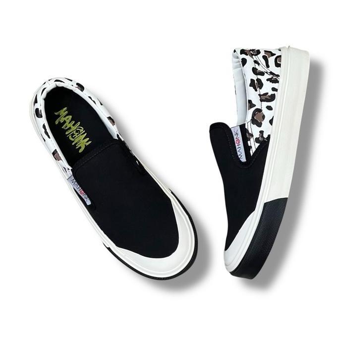 CUCI GUDANG SEPATU MAHONK - Slip On Halfmoon Leopard Og 36-45 || Sepatu Flast Sneakers Original Loka