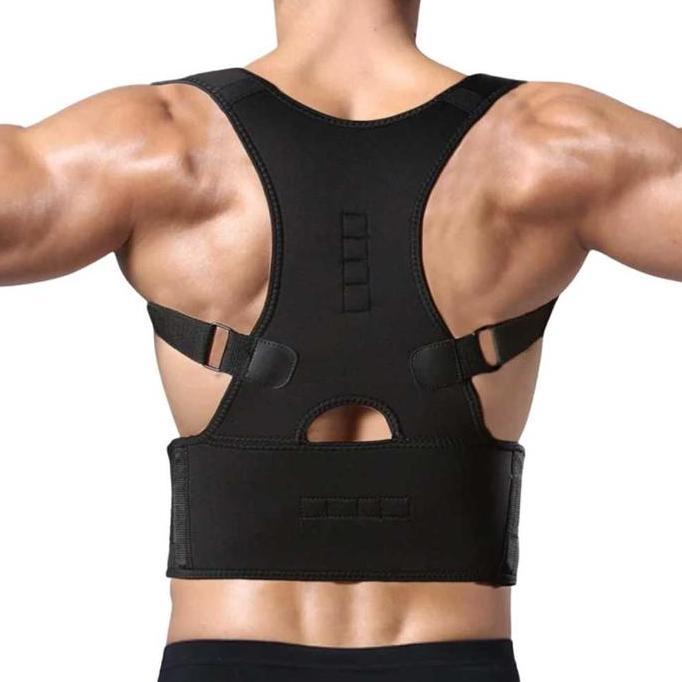 Pilihan- Cod Korset Tali Body Harness Magnetic Penegak Postur Tulang Punggung Badan Bungkuk Wanita P