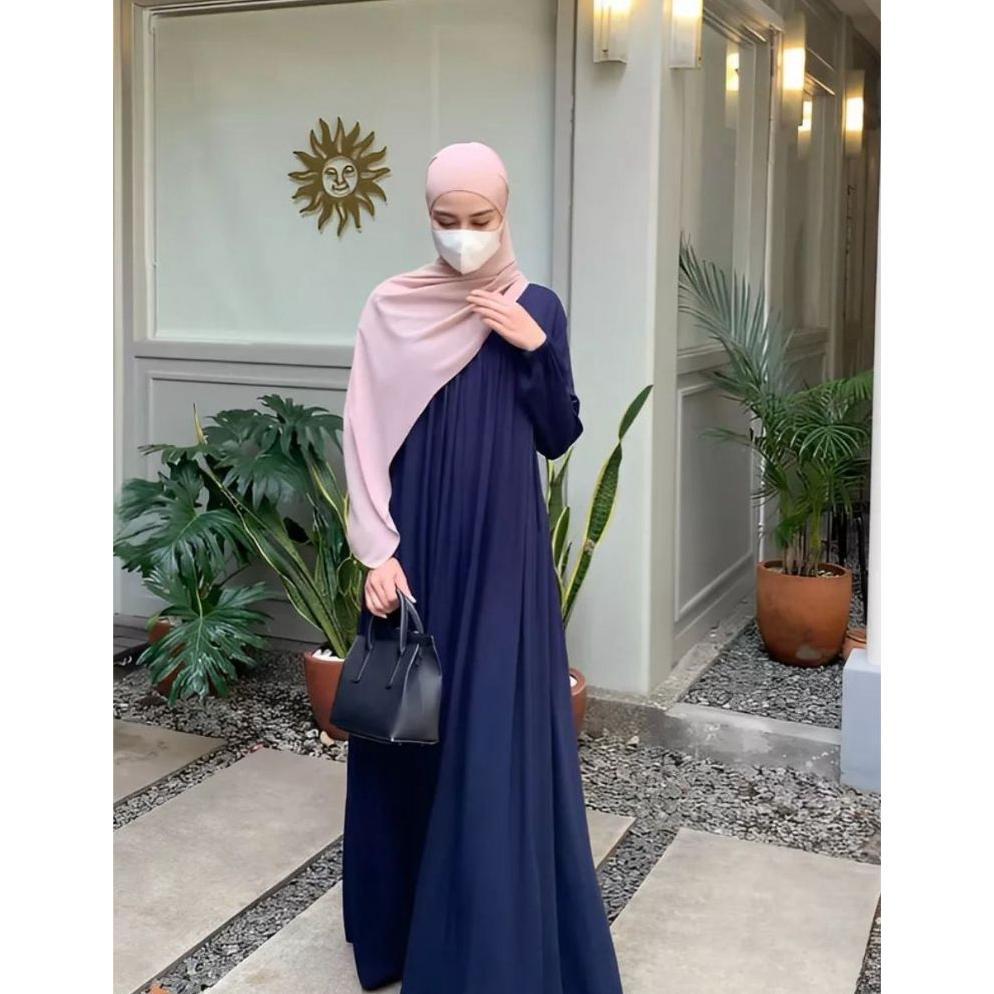 Recommended Izma Maxi Gamis Rayon Twill Best Seller Baju Muslim Wanita Terbaru