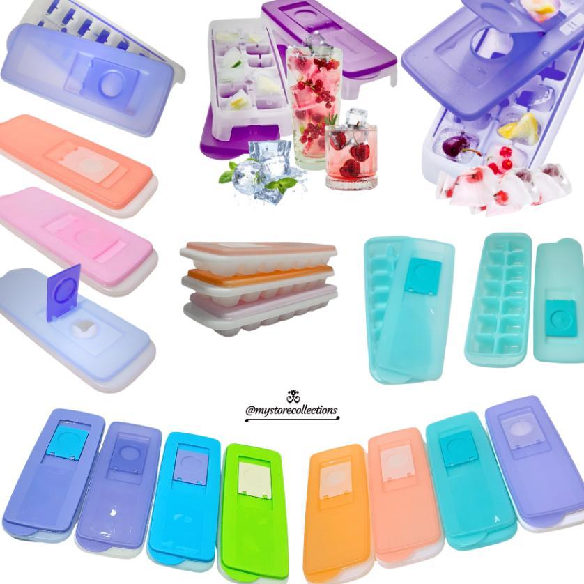 Silicone Ice Tray * Indo - Import ( Cetakan Es Batu Kulkas Frezer ) Tupwr