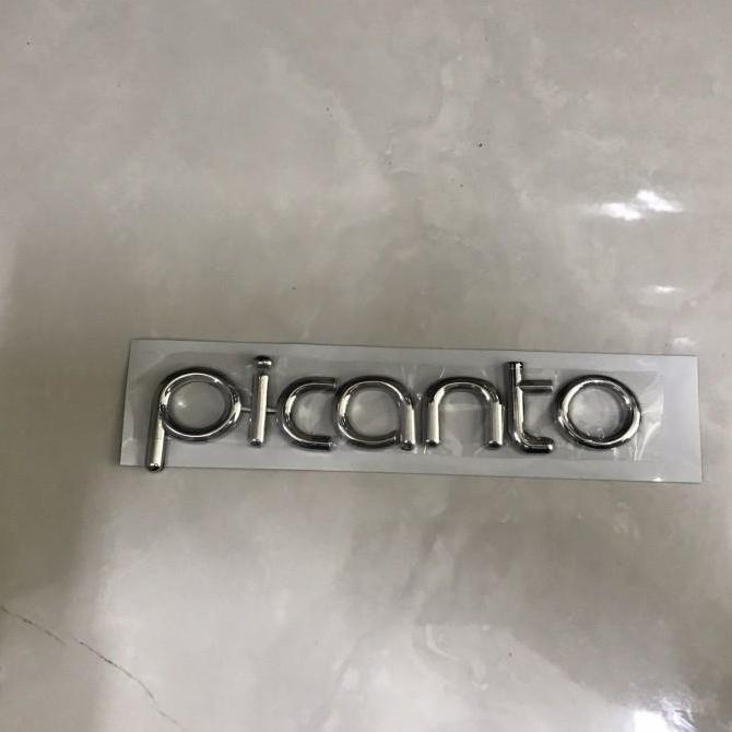 Emblem Picanto untuk bagasi kia picanto