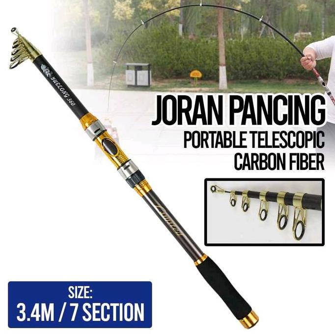 Yuelong Joran Pancing Portable Telescopic Carbon Fiber