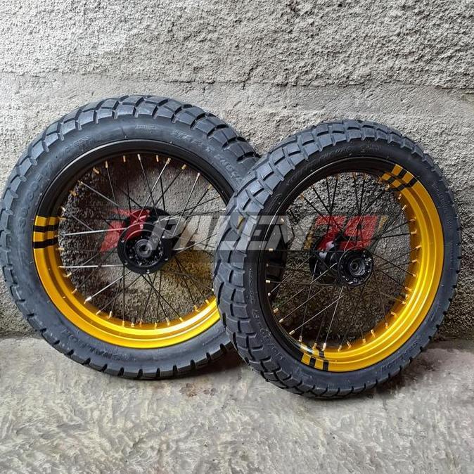 Wheelset Warna Supermoto KLX 150 S L BF Dtracker Paket Ban 17 300 350