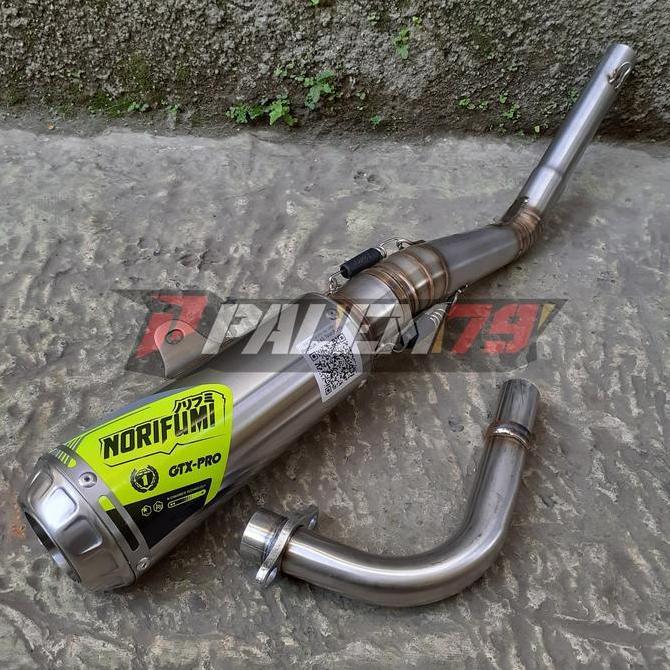 Knalpot Ori Norifumi GTX Pro Stainless Vega Jupiter Bebek Grasstrack