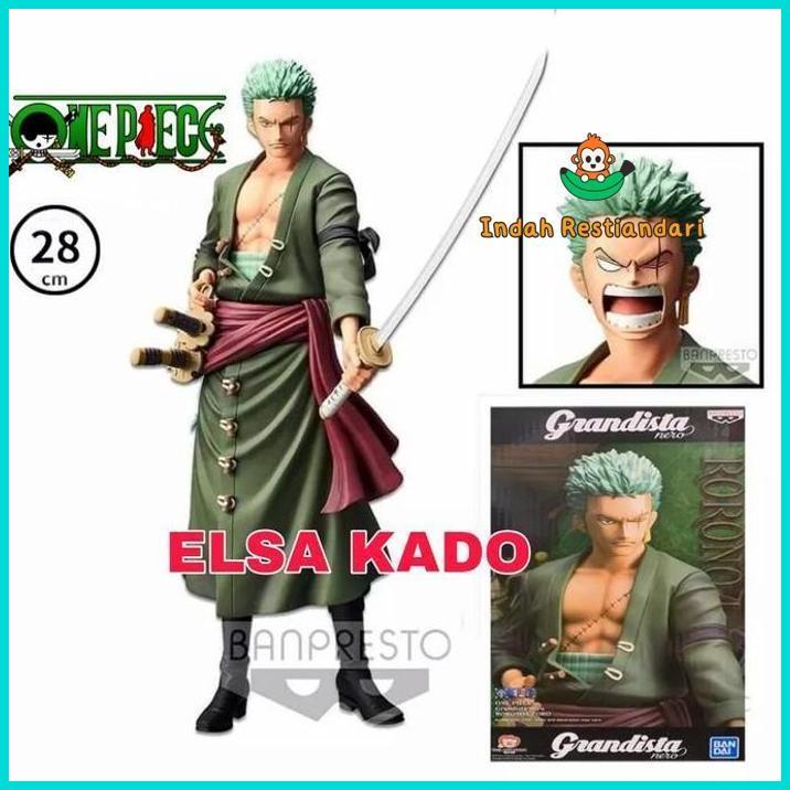 Roronoa Zoro Grandista Action Figure Nero Version