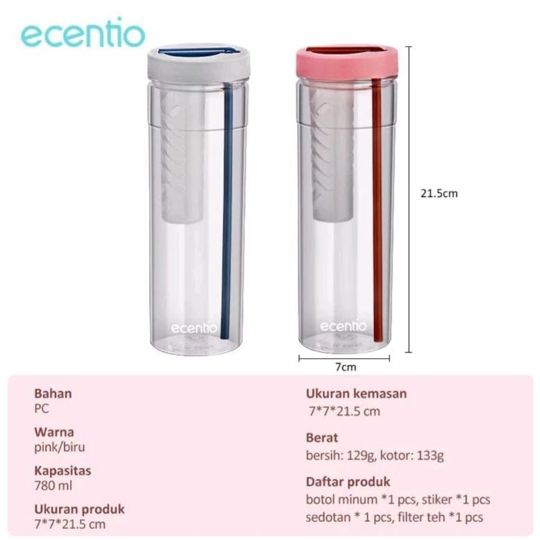 BIG SALE BOTOL MINUM ECENTIO / BOTOL MINUM PORTABLE / BOTOL SPORT ECENTIO