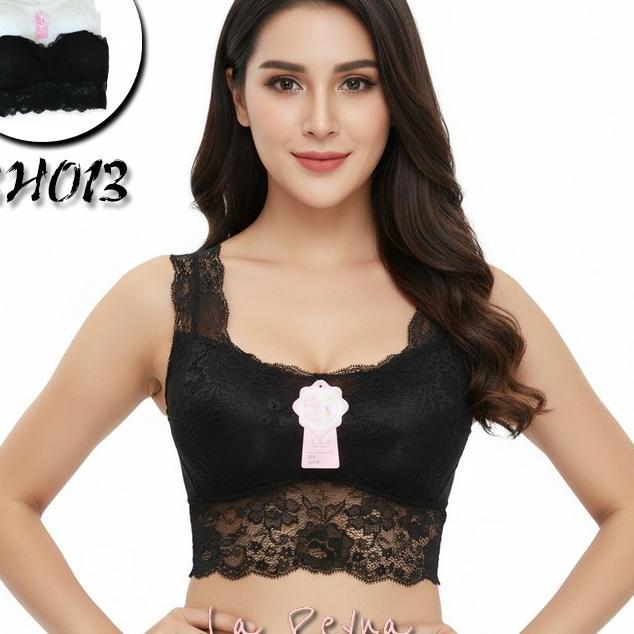 Lareyna Tanktop Sexy Bra Bralette Lace Renda Brukat Elegan Fema BH013