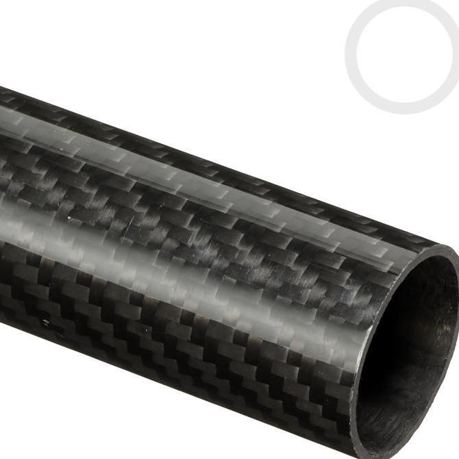 1meter Pipa carbon tube karbon tube OD 30mm ID 28mm tebal 1mm 3K GLosy