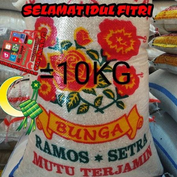 DEVANSTORE55 - BERAS SETRA RAMOS IR 64 CAP BUNGA KEMBANG 10KG MURAH