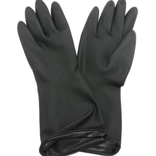 Pilihan- Sarung Tangan Karet Rubber Kenmaster Hitam Latex Industrial Gloves