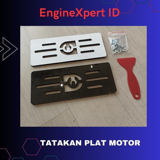 FRAMELESS PLATE HOLDER PLAT MOTOR/TATAKAN PLAT MOTOR AKRILIK - BY DOMO READY