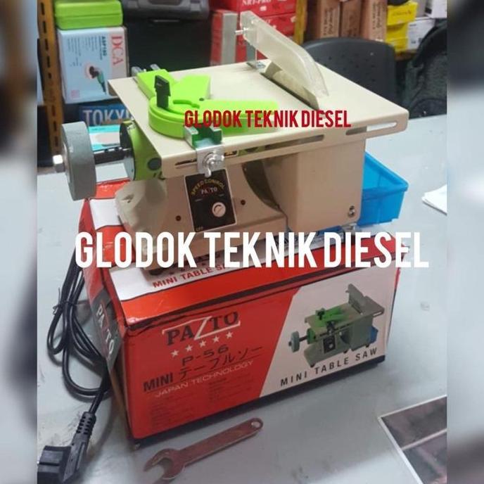 Pazto Mini Table Saw Machine Gergaji Kayu Mesin Potong Kayu Original
