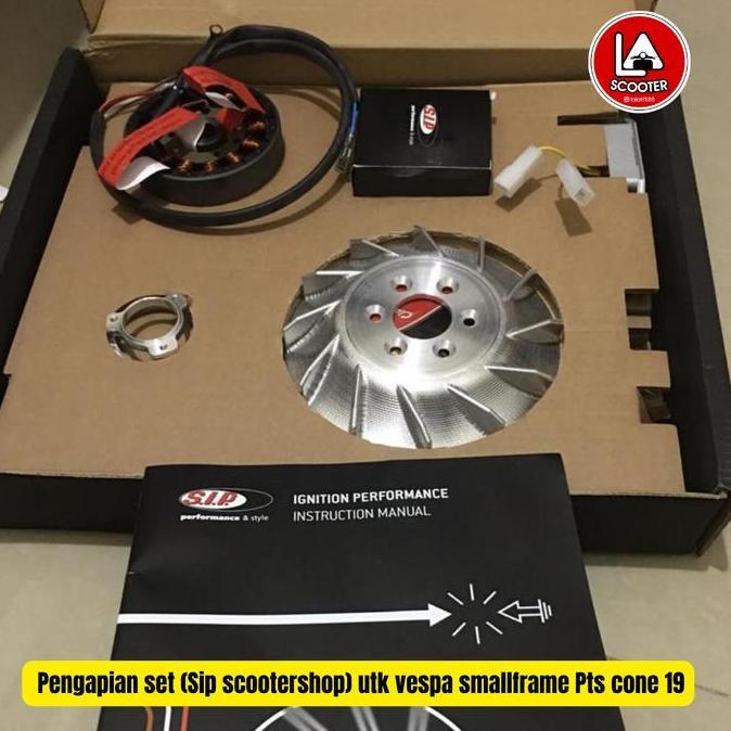 Pengapian set (Sip scootershop) utk vespa smallframe Pts cone 19