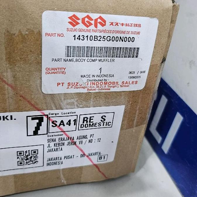 Sale Silencer Gembung Knalpot Satria Fu 150 Karburator Ckd Original Sgp 14310B25G00N000