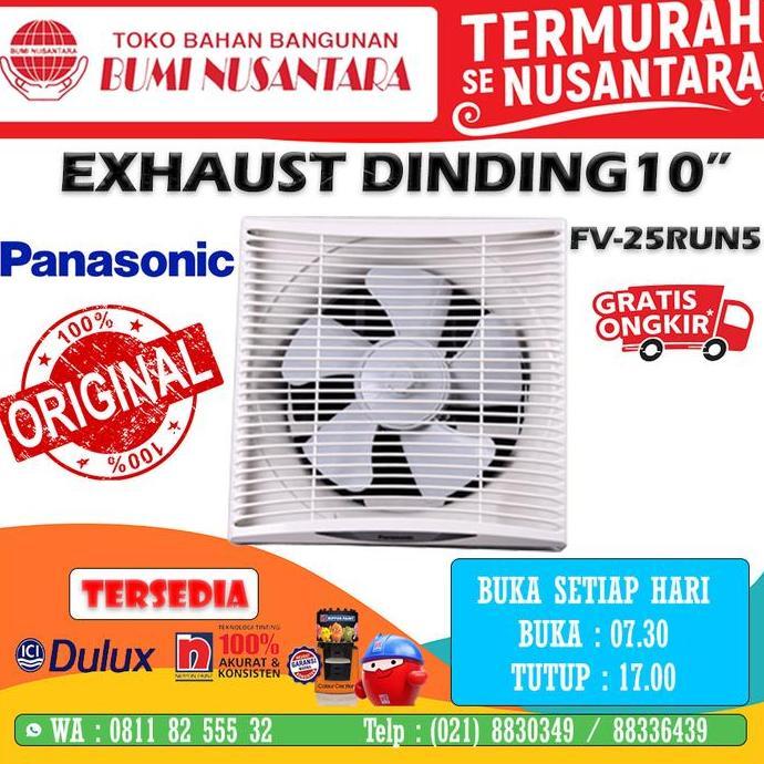 Panasonic Exhaust Fan 10" Exhaust Fan Dinding 10" Panasonic Fv-25Run5 Terbaru