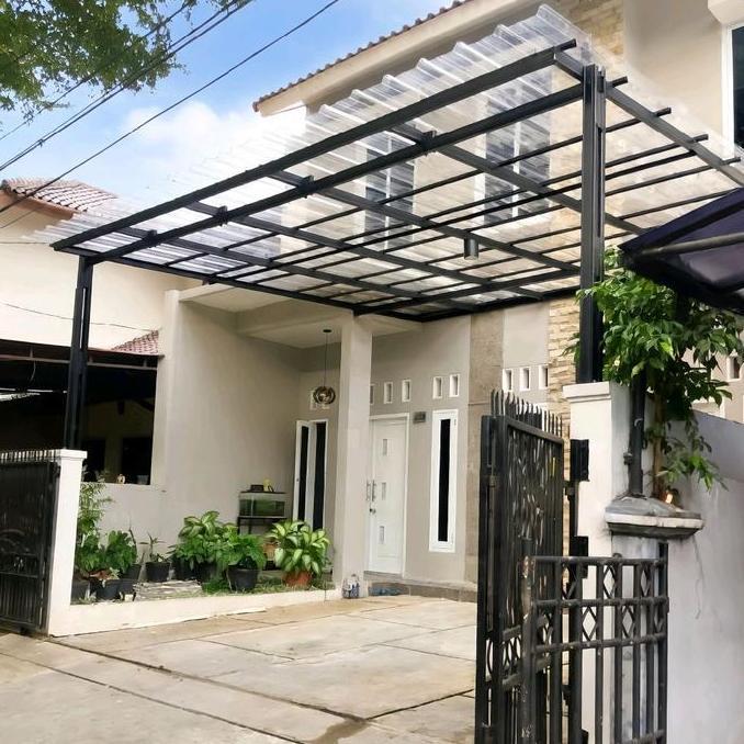 Kanopi Baja Ringan Atap Spandek Transparan Teras Rumah Sni Kualitas Tinggi Harga Per Meter All In Ja