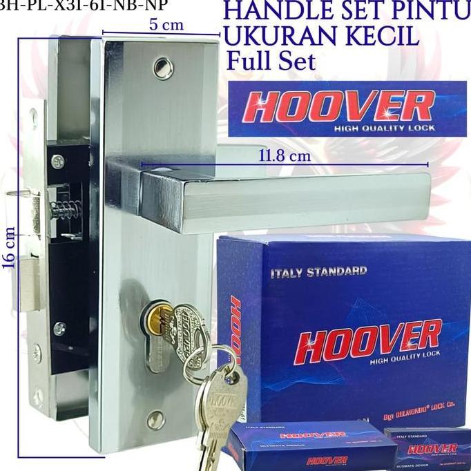 Handle pintu set ukuran kecil 15cm/kunci pintu rumah,gagang kotak  HOOVER