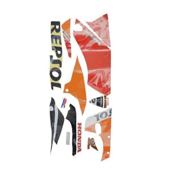 Sticker Body Set Kiri Orange Red Honda CBR 150R K45A