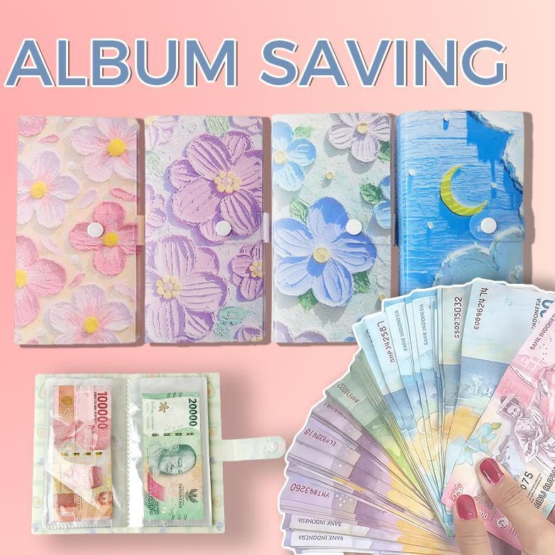 Dompet Disiplin Polos Mini  Uang/Dompet Wallet Displin Pintar Pengatur Keuangan Bulanan Buku Tabunga