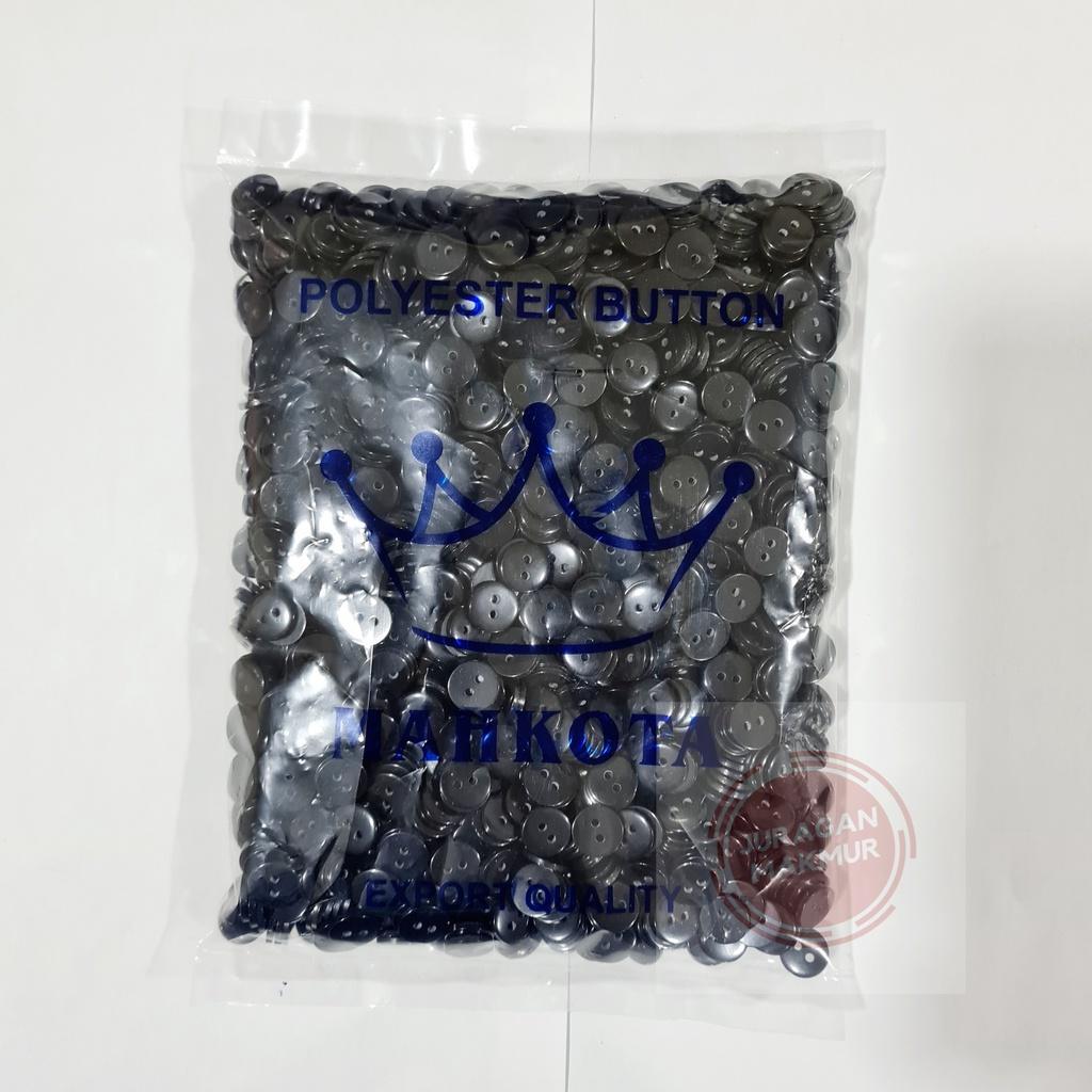 [1440Pcs]  Kancing Kemeja Lubang 2 Dan Lubang 4 Merk Mahkota Ukuran 18L (11.5Mm) Isi 10 Gross / Kanc