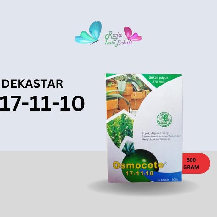 Osmocte Dekastar Plus 17 11 10 TE 500 Gram Pupuk Majemuk 500gram