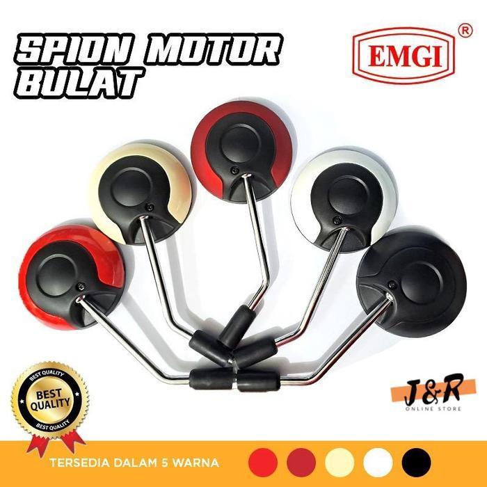 Kaca Spion Motor Honda Scoopy EMGI Accessories Bulat