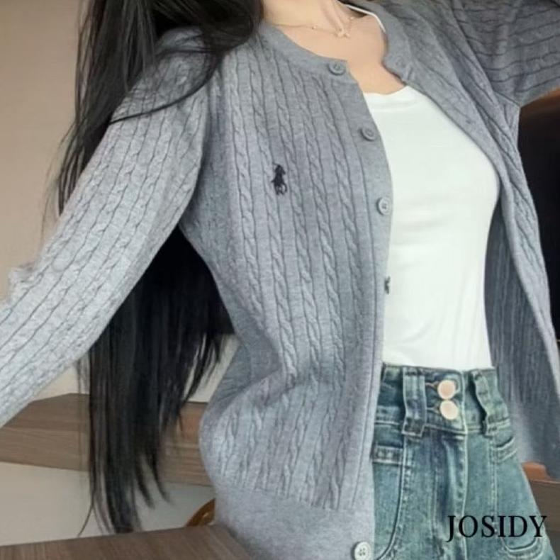 BESTPROMO OLOP CARDIGAN RAJUT KEPANG CABLE ATASAN WANITA NAYARA / Cardigan Rajut Kepang