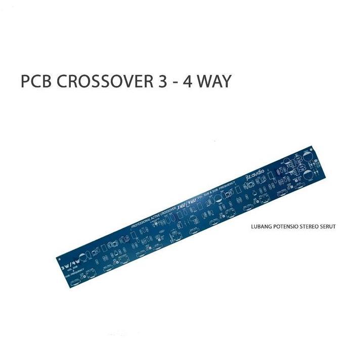 PCB CROSSOVER 3 ATAU 4 WAY AUDIO TONE CONTROL PLUS SUBWOOFER FREQUENSI omlemon66 Kualitas Baik