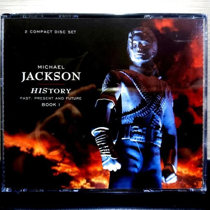 Update CD Michael Jackson History Past Present And Future Book 1 2CD 24K Gold Disc wrmusi33 Ayo Beli