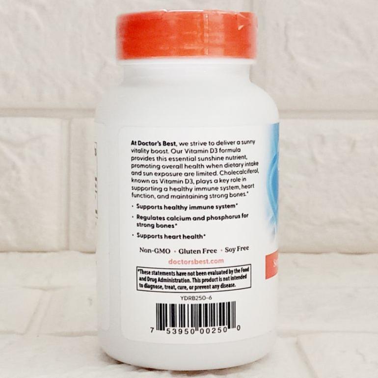 Doctors Best Vitamin D3 5000 Iu 360 Doctor'S Doctor Best Vit D3 5000
