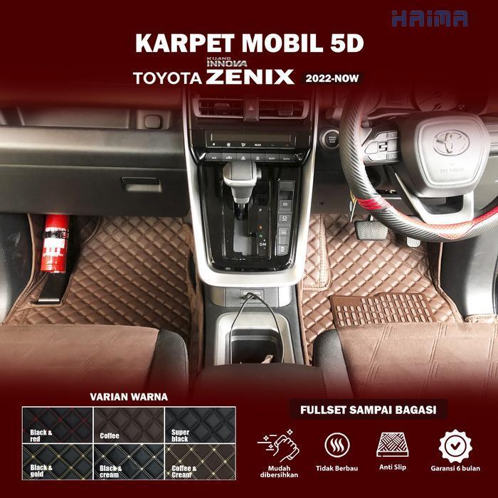 Karpet Haima Mobil Toyota Innova Zenix Fullset Bagasi