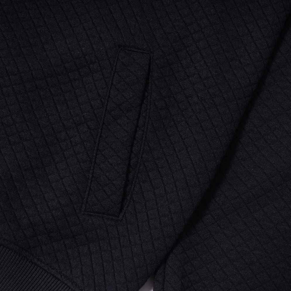 Official Holitees Jaket Bomber Diamond Black Fleece Unisex