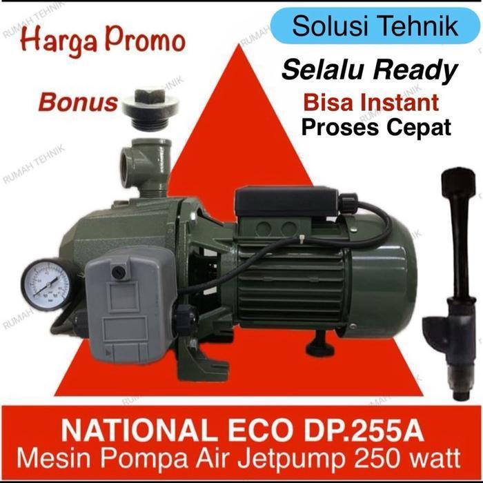 Pompa air Jet Pump National Eco Dp 255 pompa sumur dalam ITALY SNI