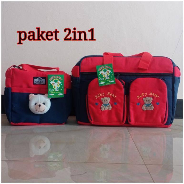 Terbaru Tas Bayi Besar Doubel Saku Gratis Tas Bayi Boneka Beruang