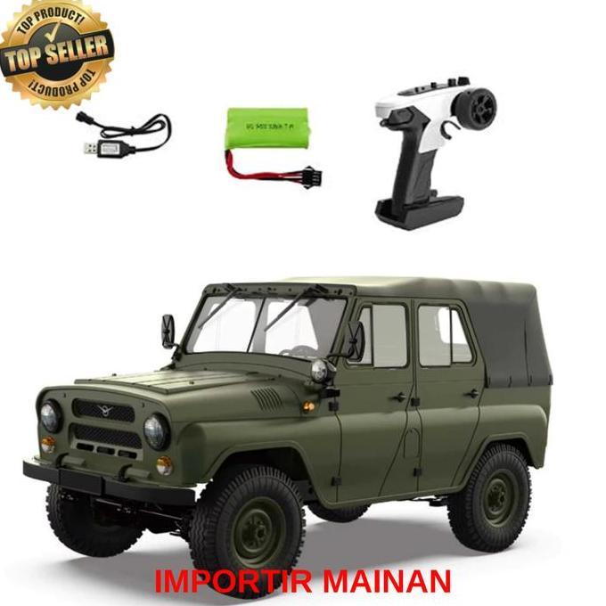 WPL C94 UAZ-469 SOVIET AMY MILITARY VEHICLE 1971 OFFICIAL LISENCED - RC CAR MILITARY 4WD RTR FULL PR