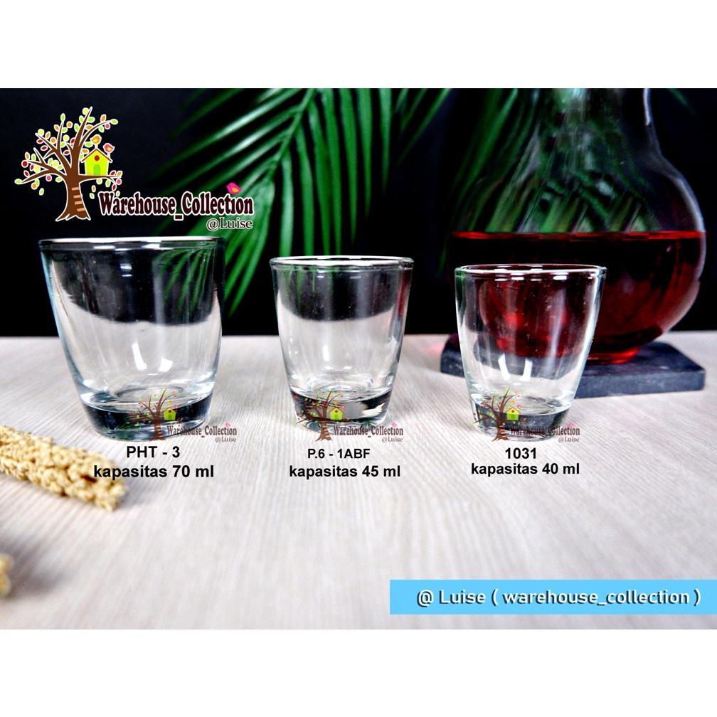 GELAS SLOKI / SHOT GLASS / SLOKI GLASS / ISI 3 BIJI