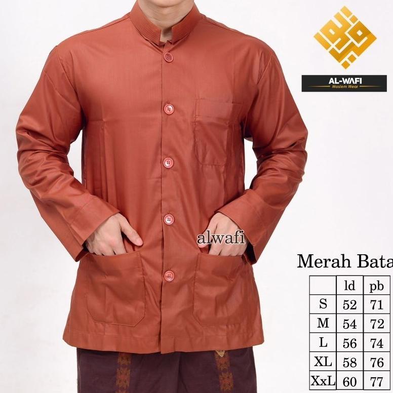 TERBARU BAJU KOKO PRIA DEWASA LENGAN PANJANG 2024 BAJU KOKO HAIBAH MODEL AMMU SAKU DEPAN EXCLUSIVE K