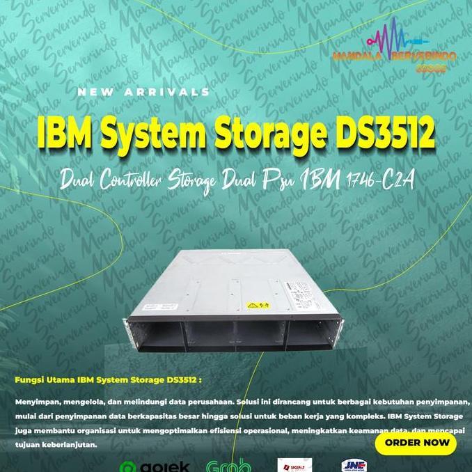 IBM 1746-C2A - IBM System Storage DS3512 Dual Controller Storage Dual Psu