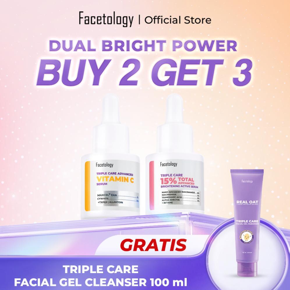 [NEW LAUNCH] Dual Brht Power: 3X Action Brhtening, Visible Glow IN 7 DAYS / Cerah Glowing Set Get Fr