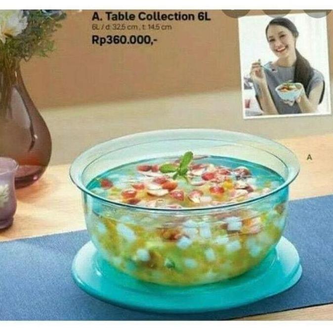 Table collection tupperware 6L tutup kedap