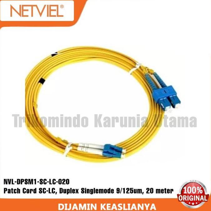 Promo Netviel Nvl-Dpsm1-Sc-Lc-020 Patch Cord Sc-Lc, Duplex Sm 9/125Um, 20 M