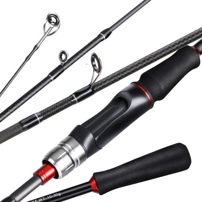 Termurah Sougayilang 10-20Lb Joran Pancing 5/6 Bagian 180Cm 210Cm Spinning Casting Joran Bc