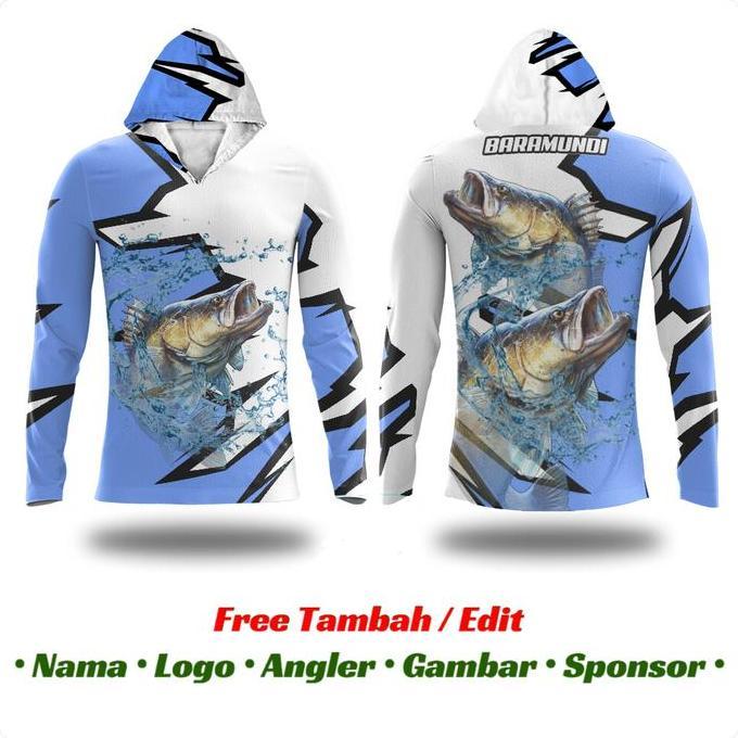 Promo Baju Kaos Jersey Mancing Mania Custom | Strike Pancing | Baramundi