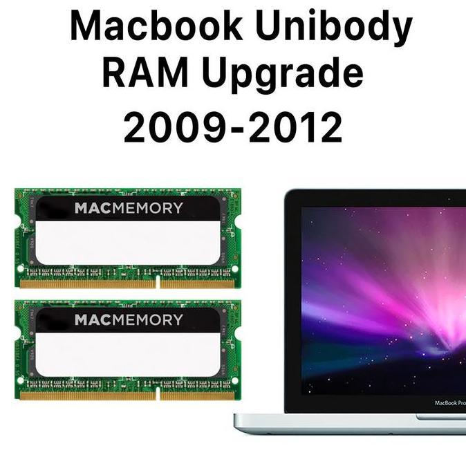 Oassi- Ram Macbook Pro Unibody 2009 2010 2011 2012 4 8 Dan 16 Gb