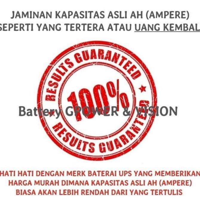 Oassi- Aki Ups Gpower 12V - 12Ah (Garansi Resmi). Battery Ups / Baterai Ups